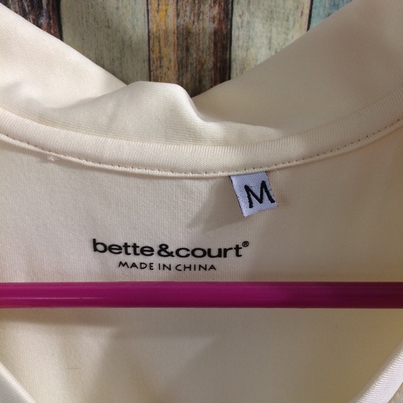 Bette Court cream  🎾 sleeveless top - Picture 4 of 5